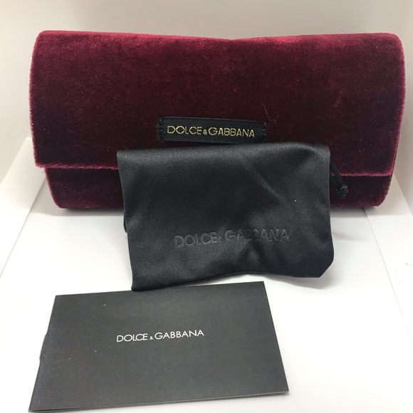 Dolce & Gabbana Accessories - New Dolce & Gabana large sunglass case Burgandy